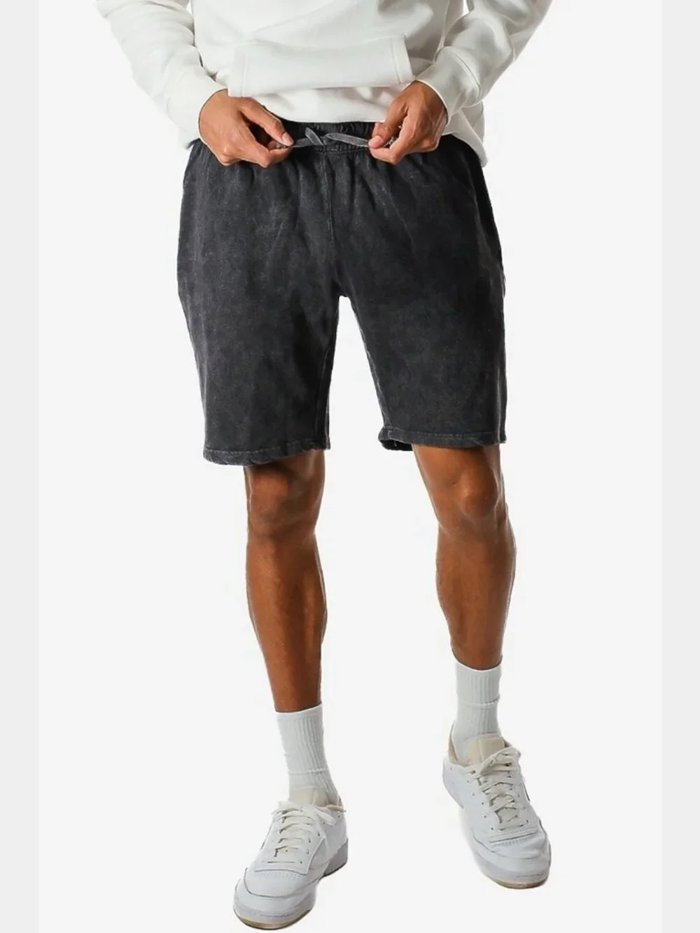 Zuni Sportswear Vintage Mineral Washed Shorts Black Size XS Cotton